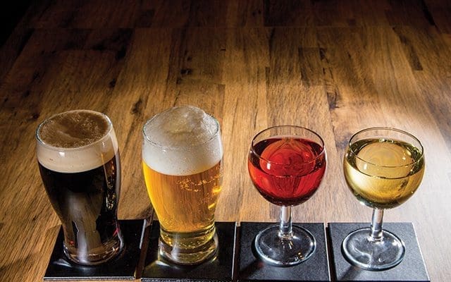 wine and beer trail